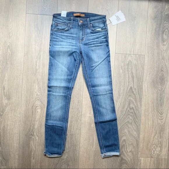 Anthropologie Joe's Jeans Women's Skinny Jeans Icon Ankle Denim Rolled Cuff Hem - Picture 2 of 15